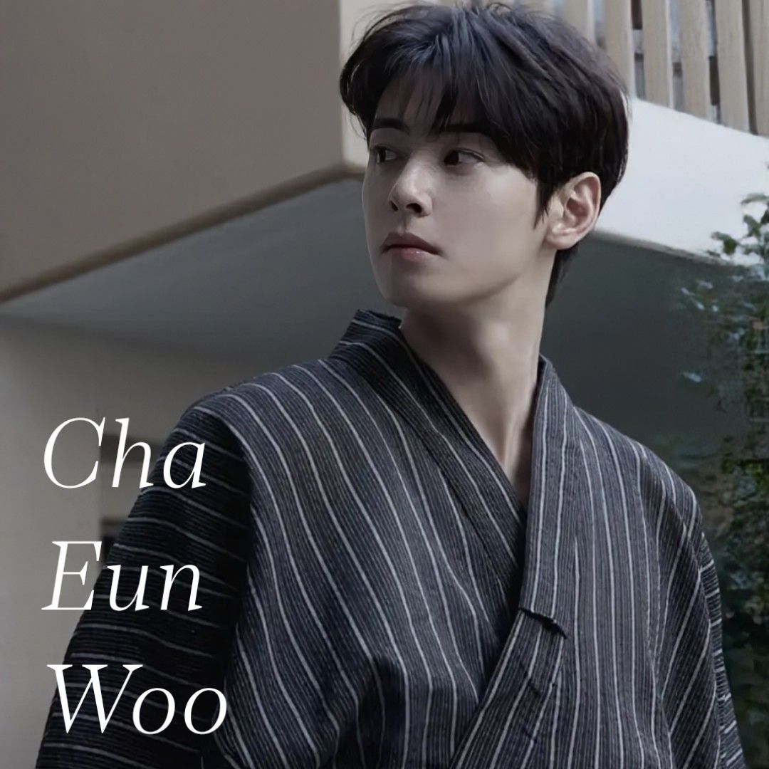 Behind-the-scenes cut of Cha Eunwoo