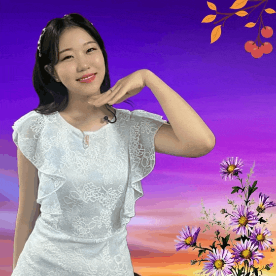 Behind-the-scenes cut of Jin Hyeoen