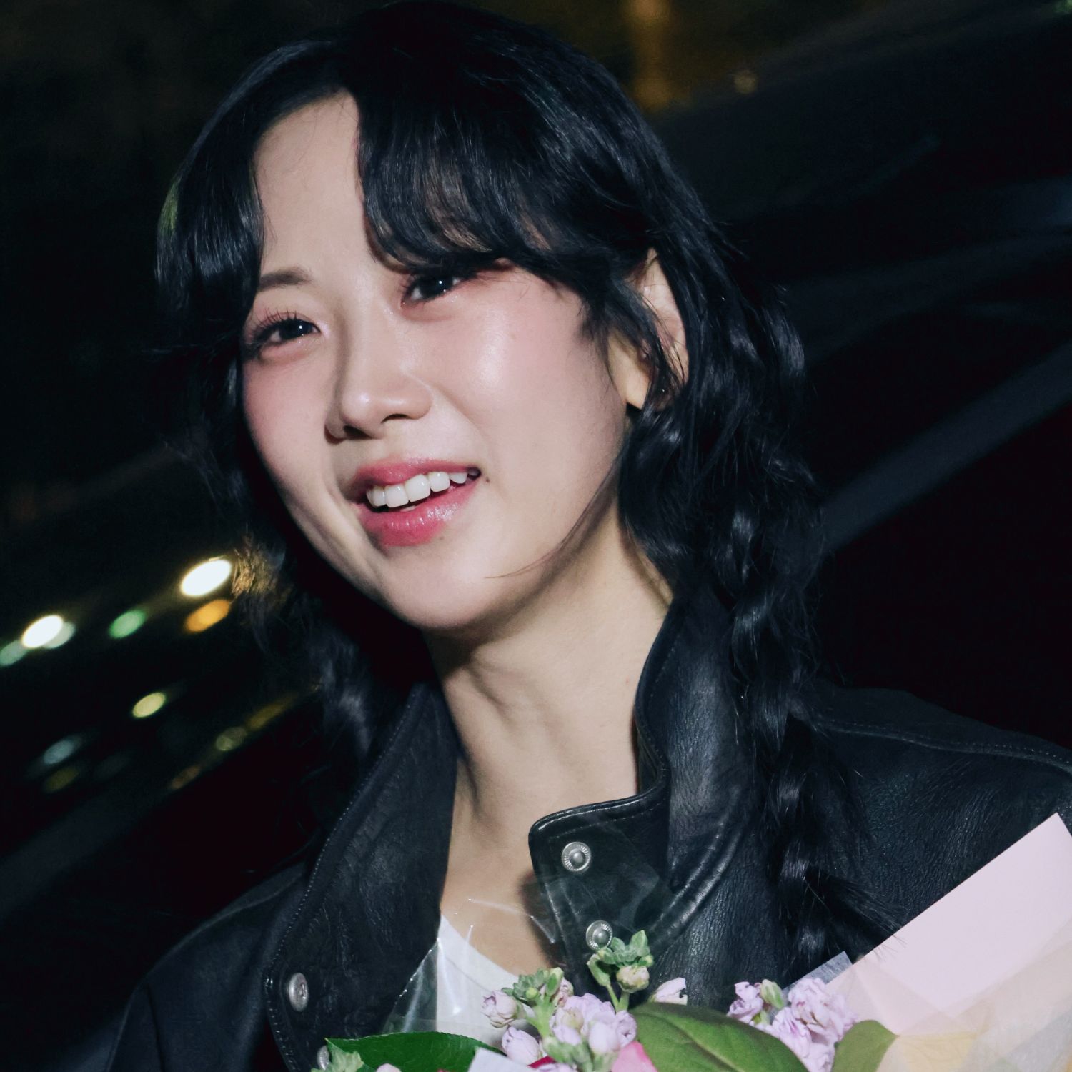 A moment captured by a fan of Kang Hyeyeon