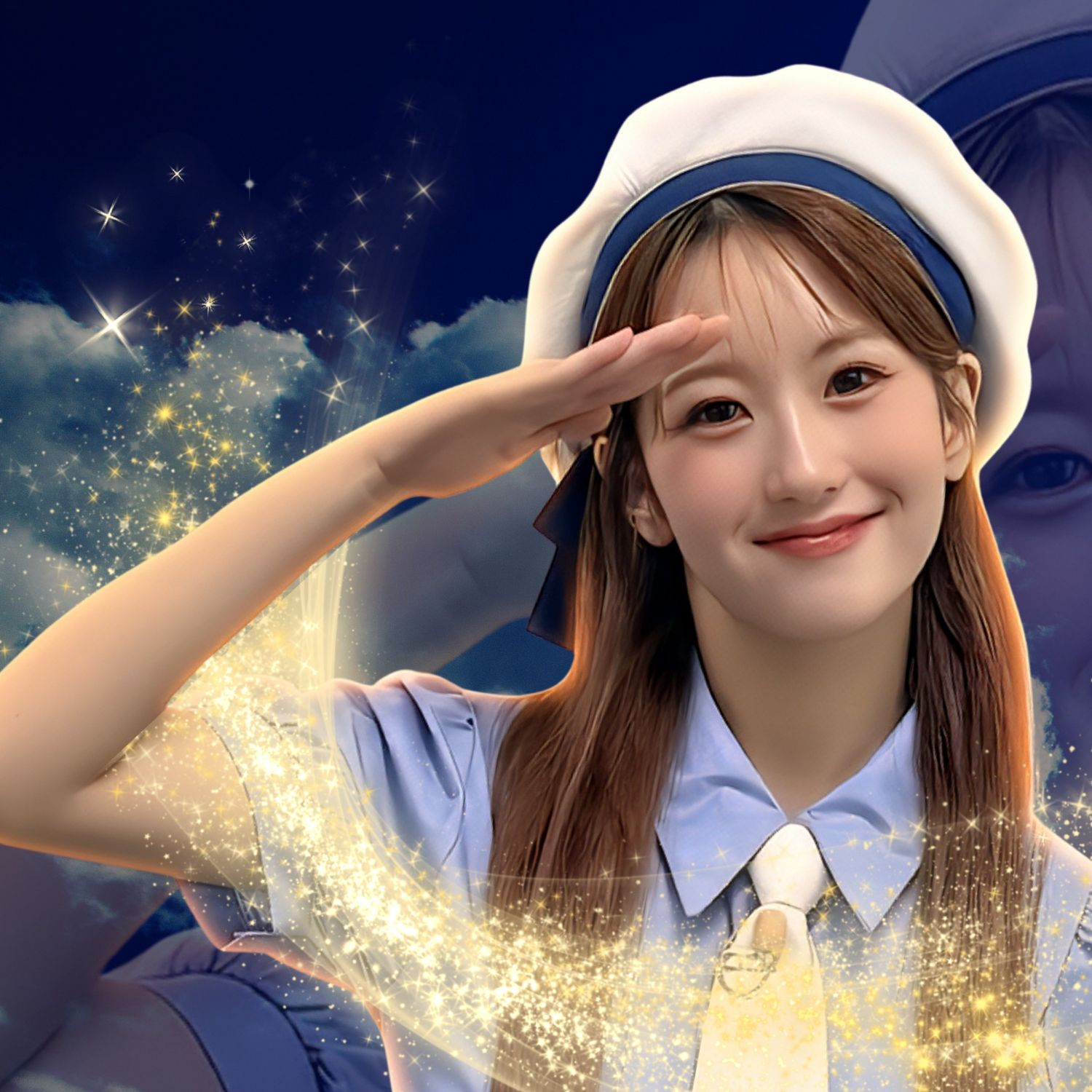 Behind-the-scenes cut of Oh Yujin