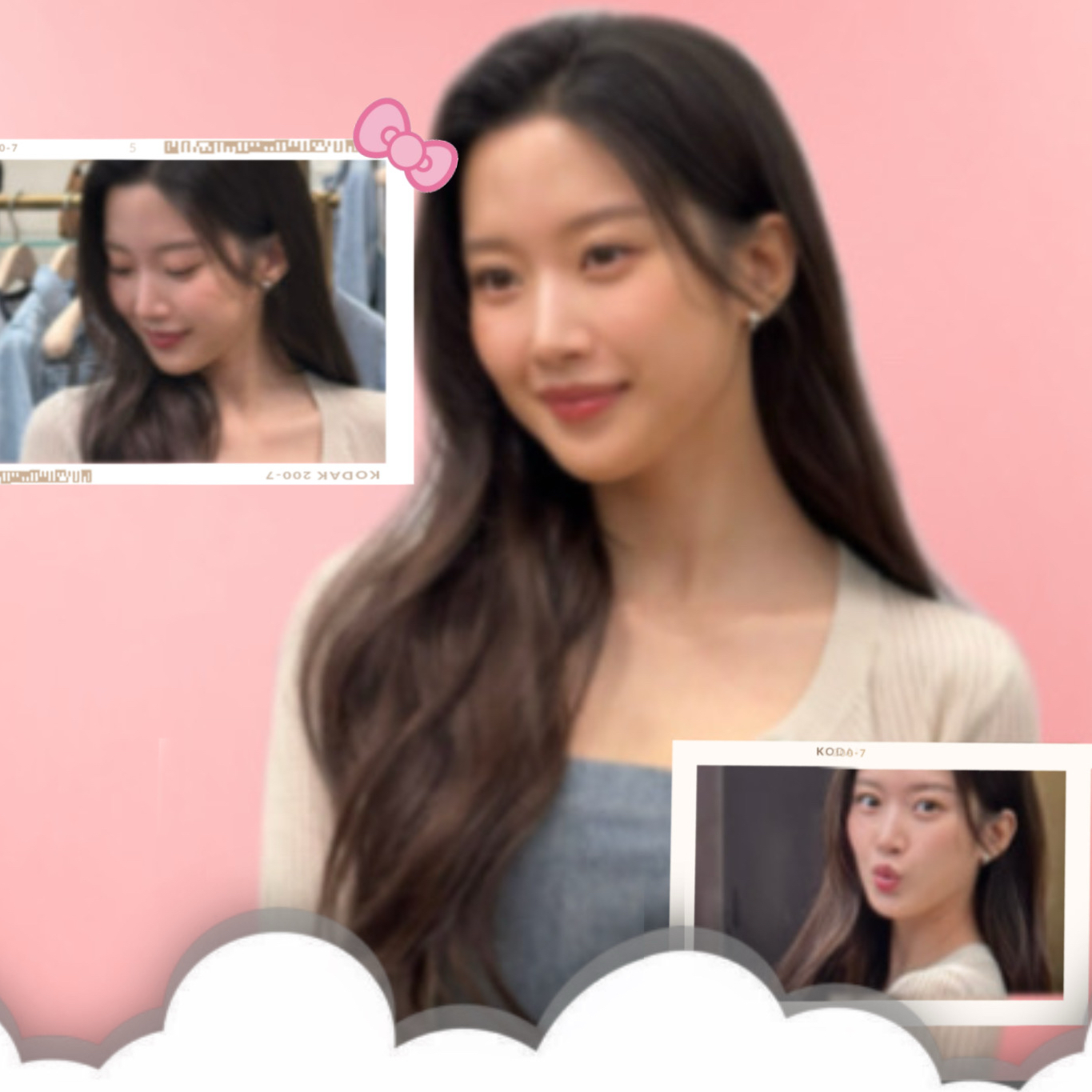 Behind-the-scenes cut of Mun Kayoung
