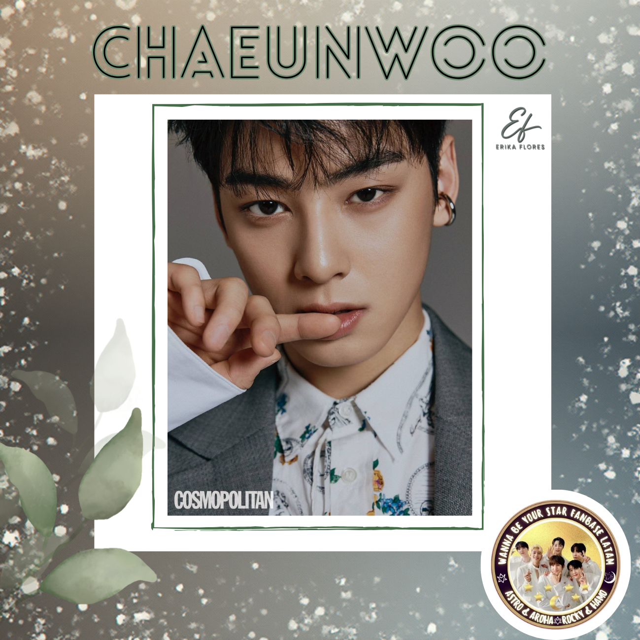 A moment captured by a fan of Cha Eunwoo