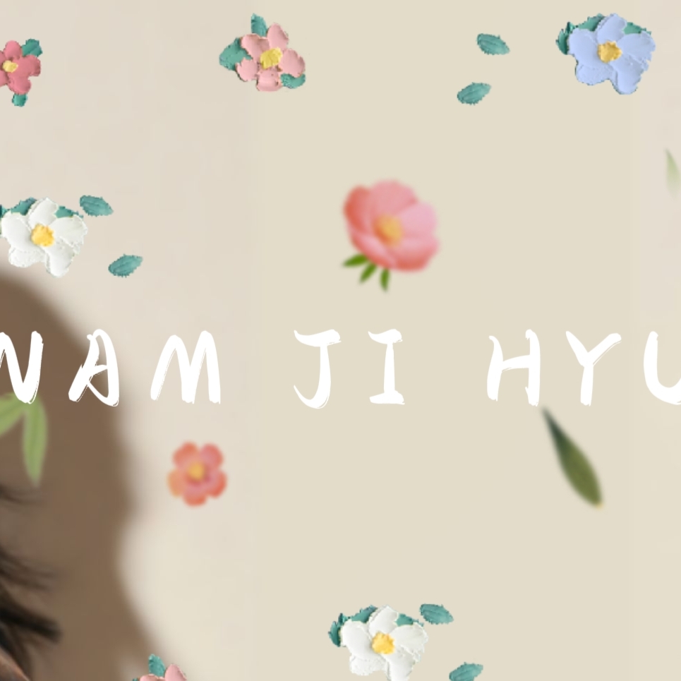 Behind-the-scenes cut of Nam Jihyeon