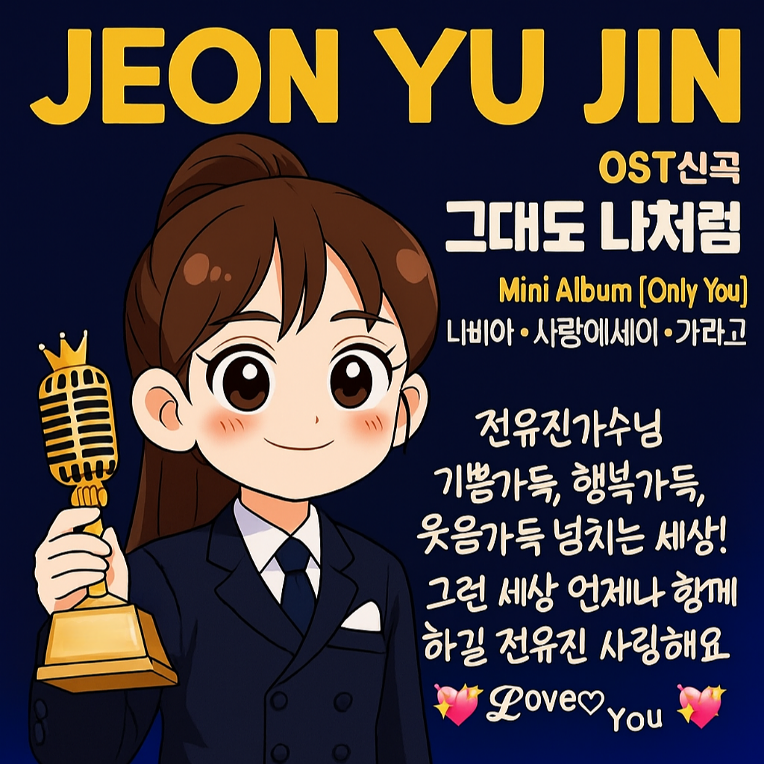 Behind-the-scenes cut of Jeon Yujin