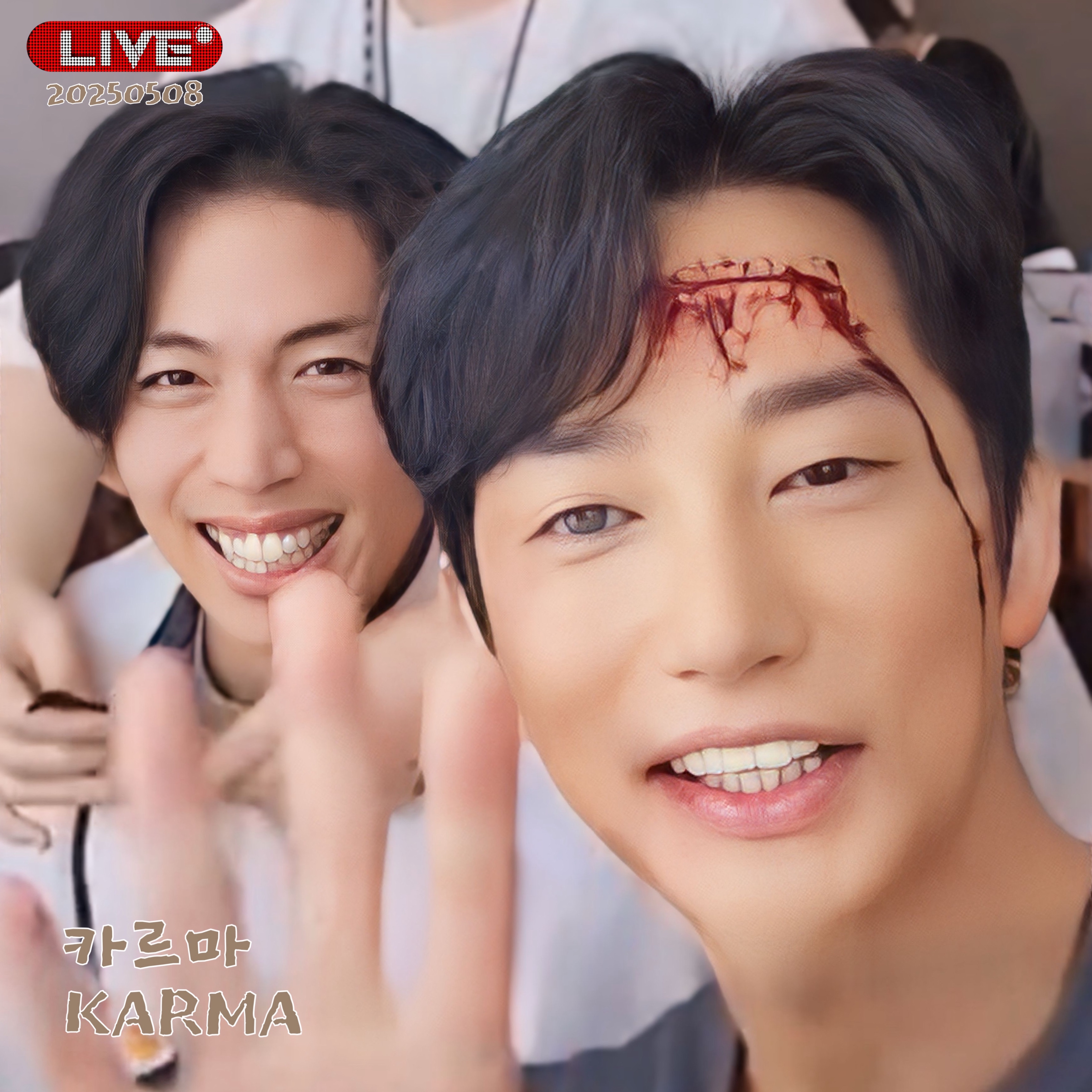 Behind-the-scenes cut of Park Sihoo