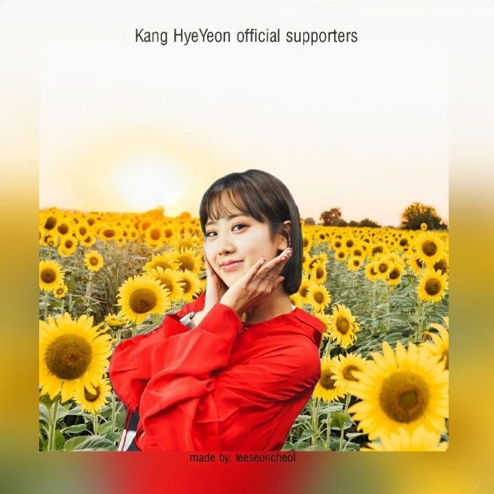 Behind-the-scenes cut of Kang Hyeyeon