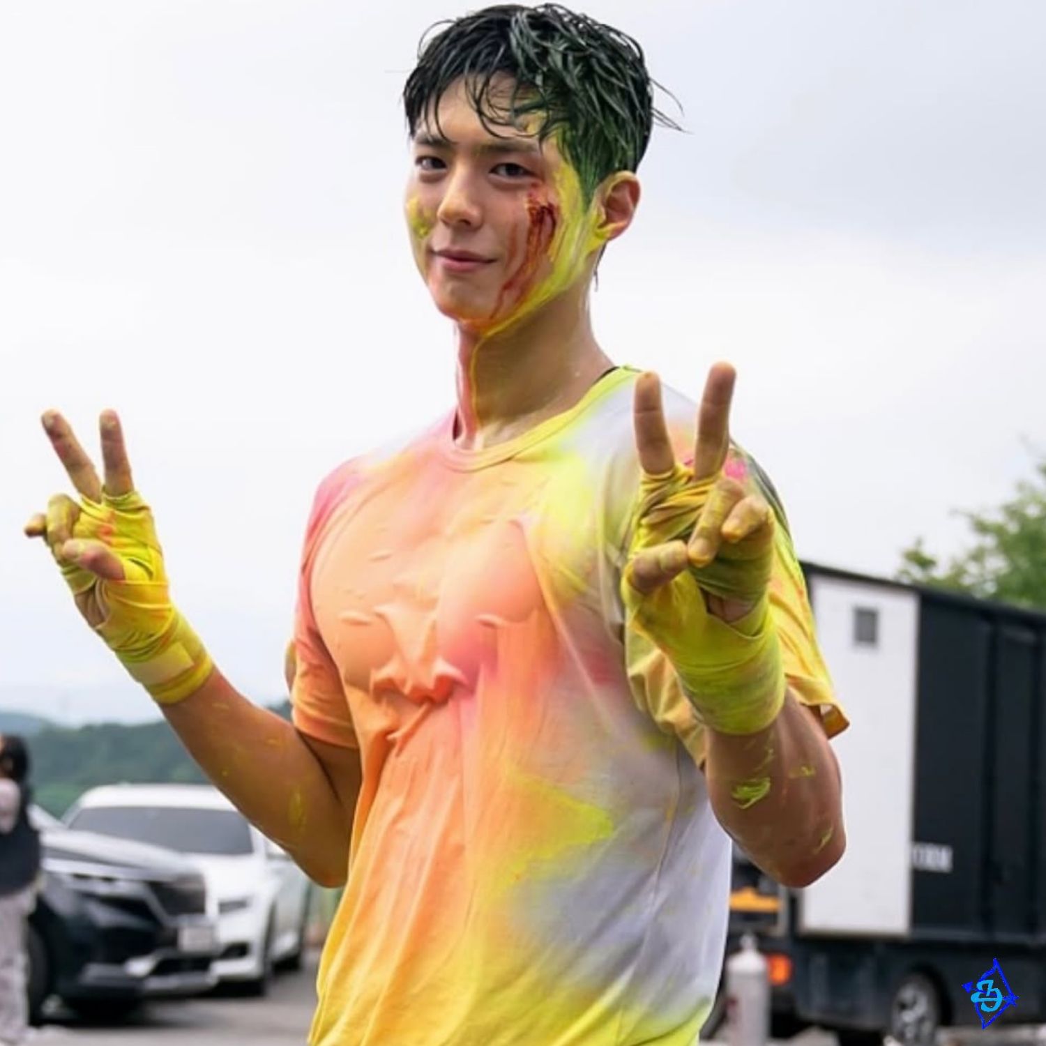 박보검의 비하인드 컷