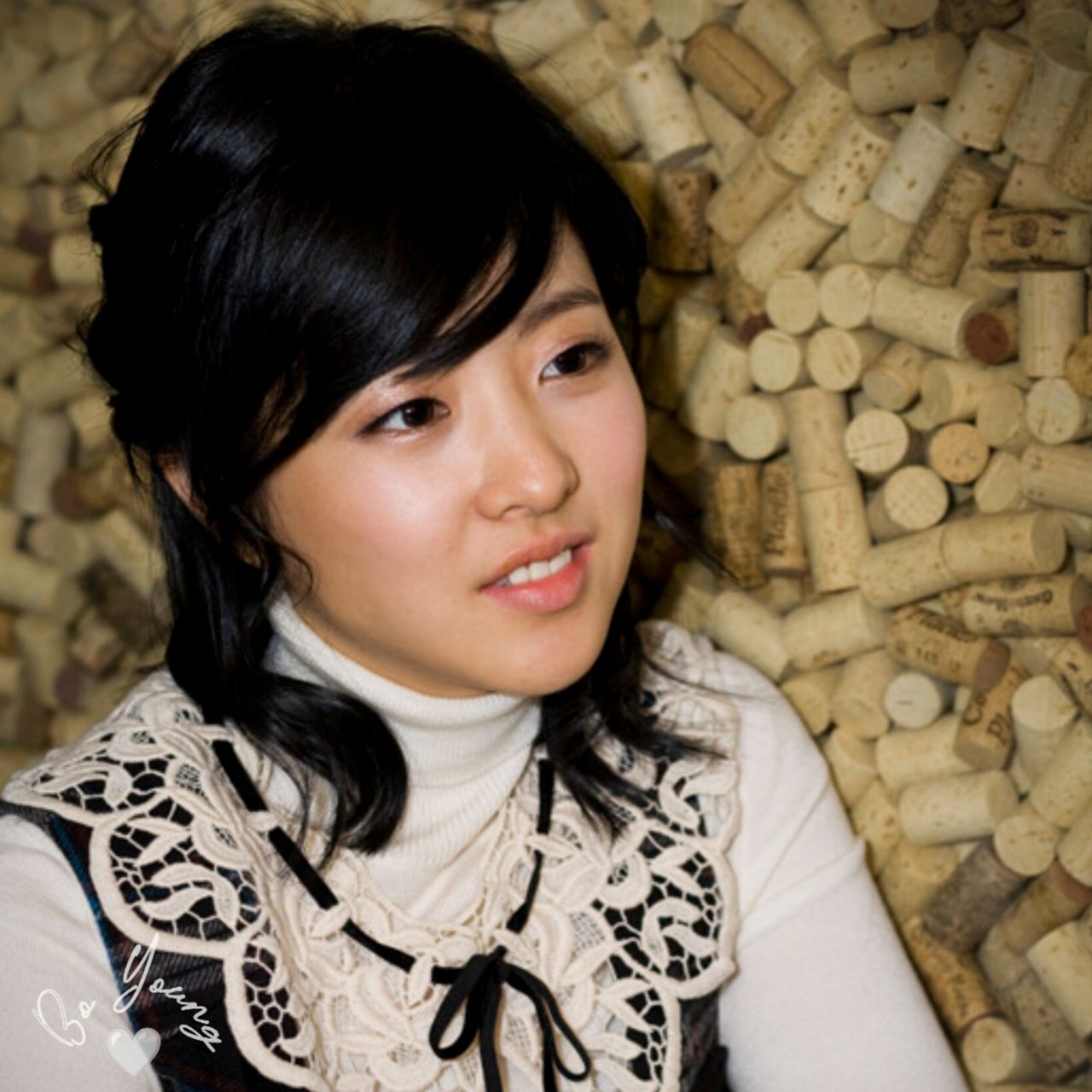 Behind-the-scenes cut of Park Boyoung