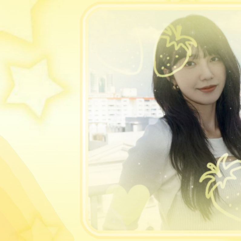 Behind-the-scenes cut of Jung Eunji