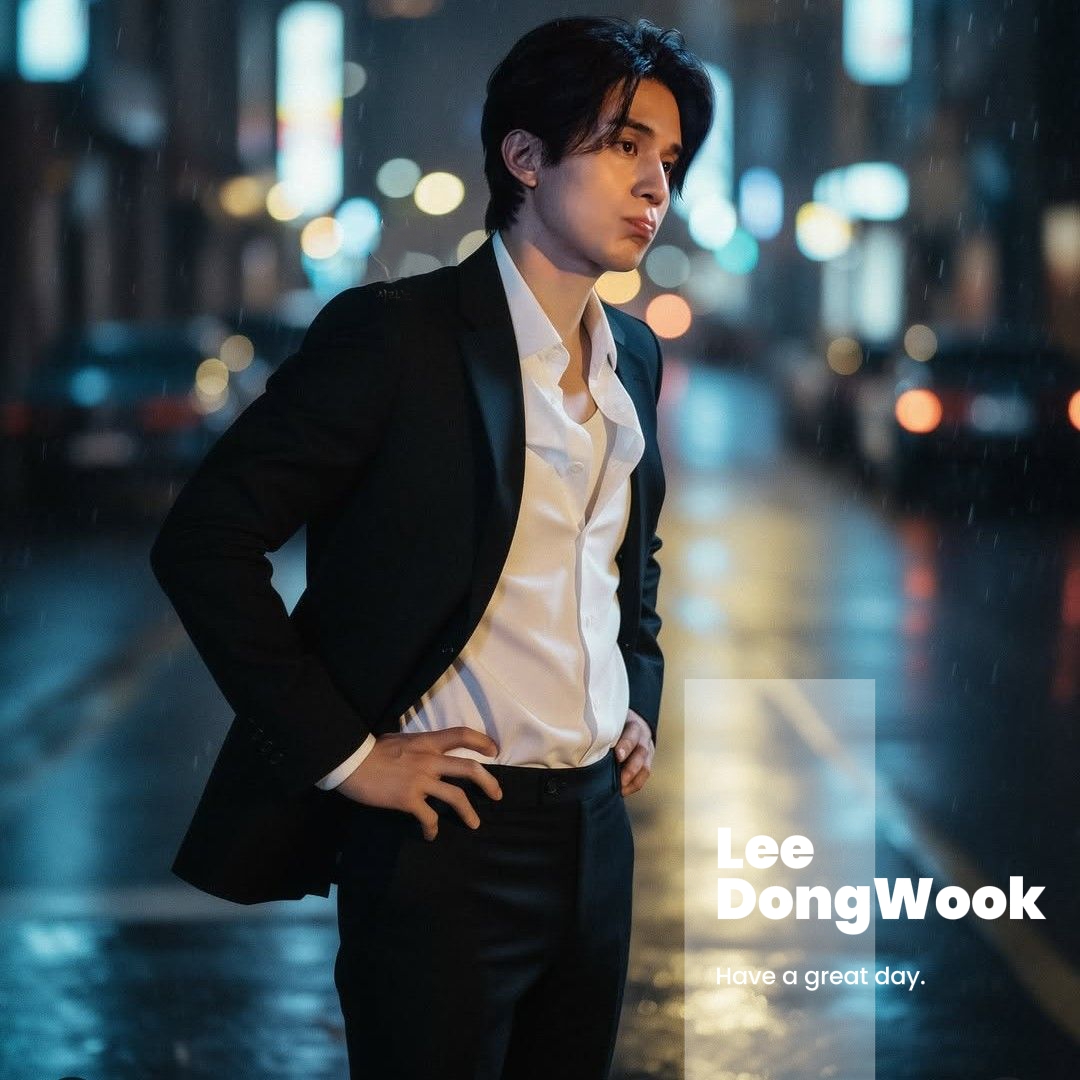 Recent activity shot of Lee Dongwook