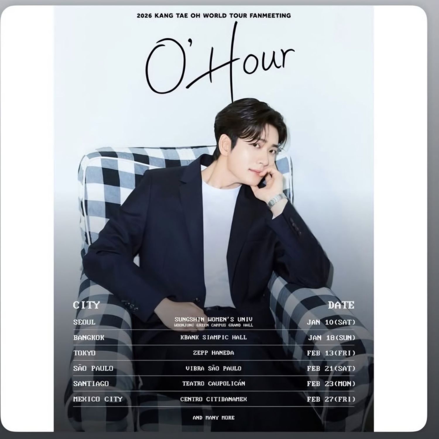 Recent activity shot of Kang Taeoh