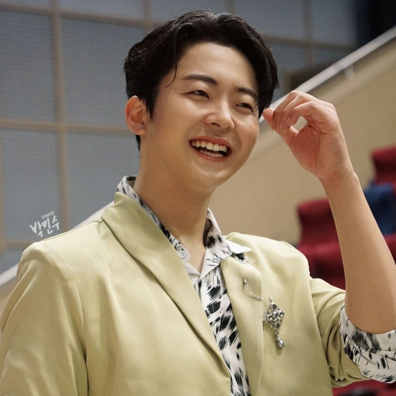 A moment captured by a fan of Park Minsu