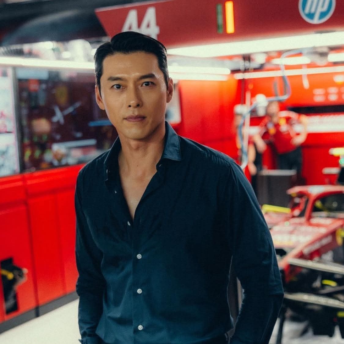 Behind-the-scenes cut of Hyun Bin