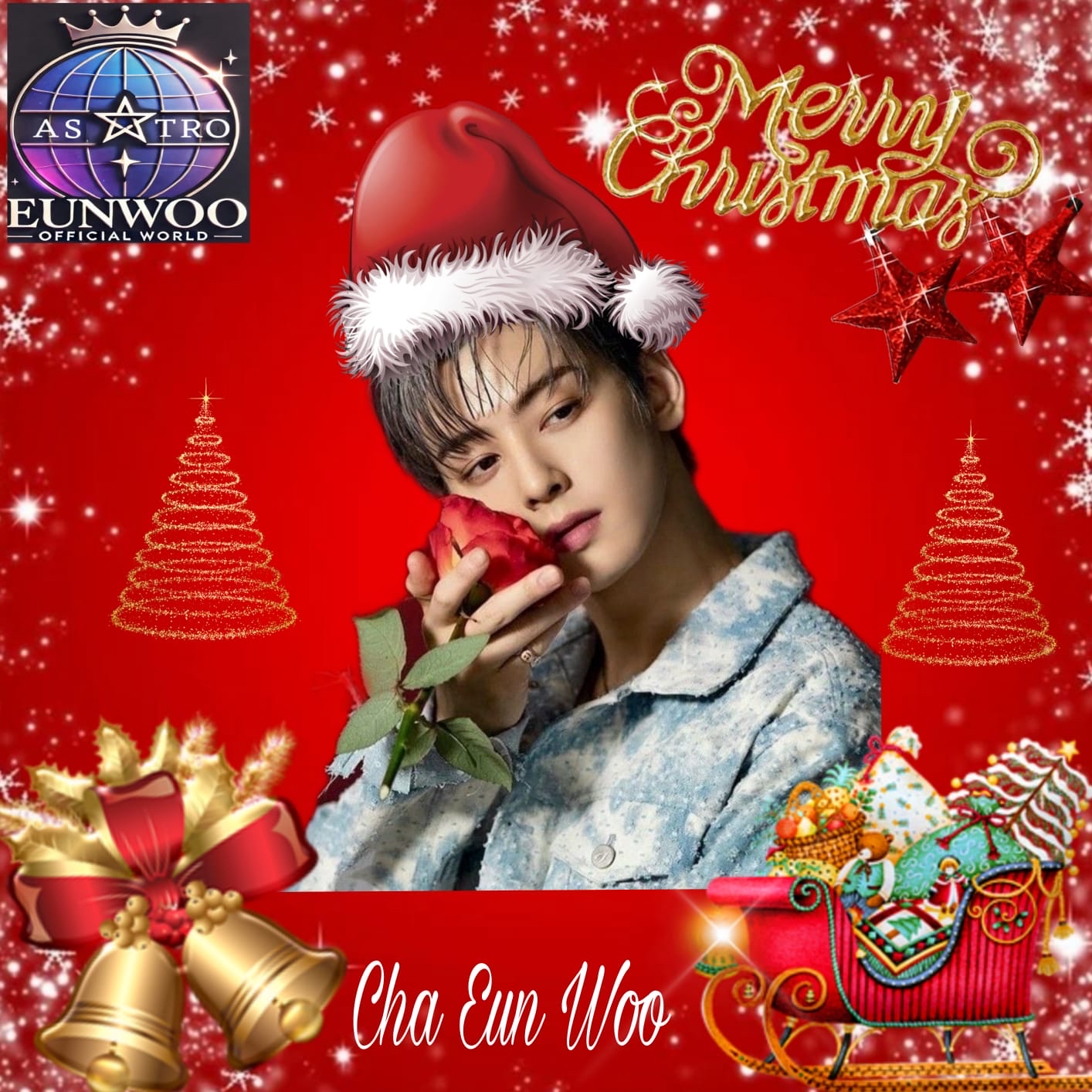 Behind-the-scenes cut of Cha Eunwoo