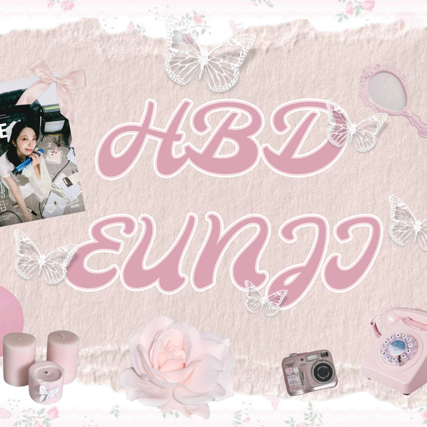 Behind-the-scenes cut of Jung Eunji