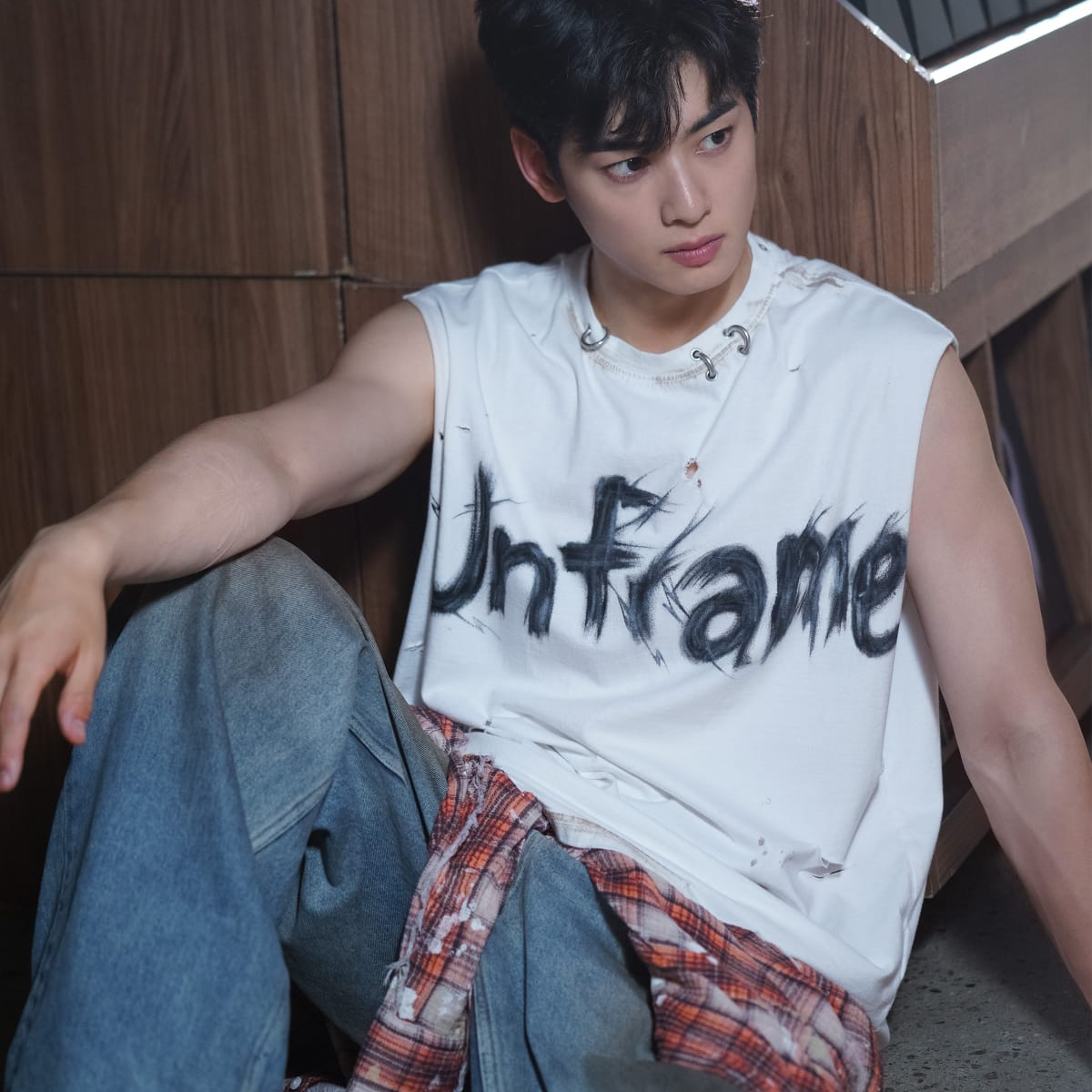 A moment captured by a fan of Cha Eunwoo