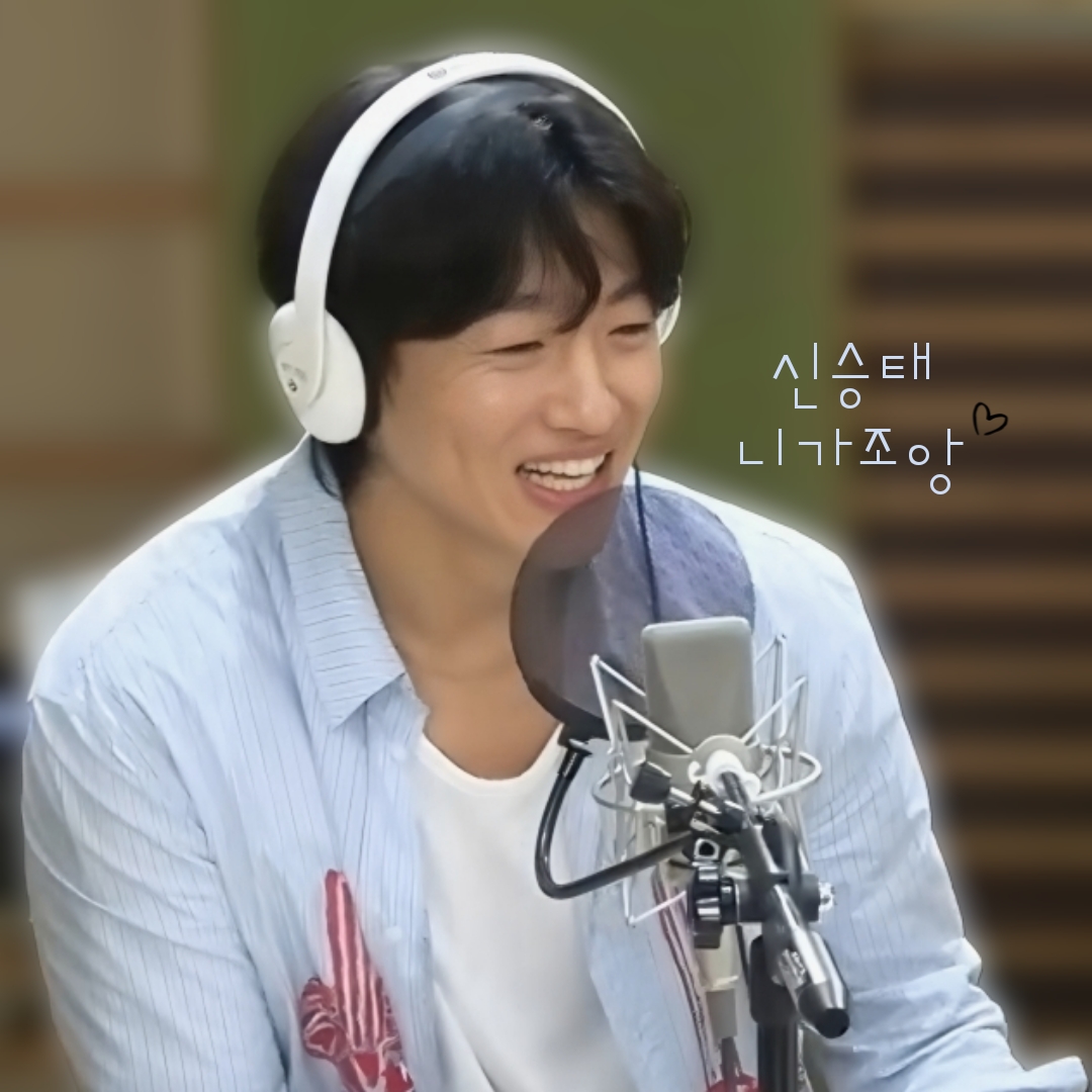 Behind-the-scenes cut of Shin Seungtae