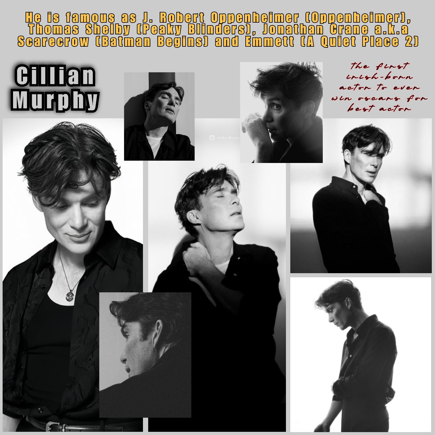 Behind-the-scenes cut of Cillian Murphy