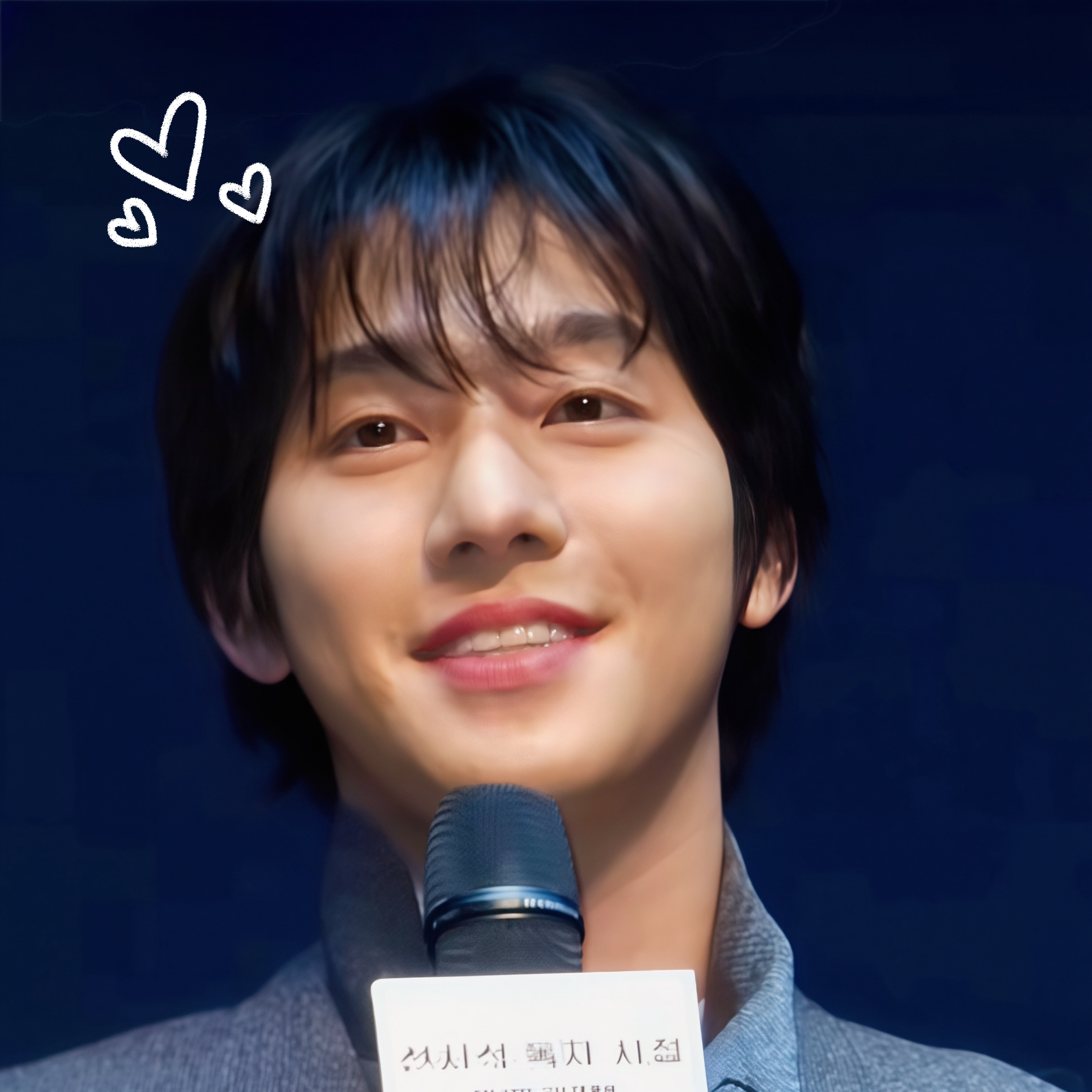 Behind-the-scenes cut of Ahn Hyoseop