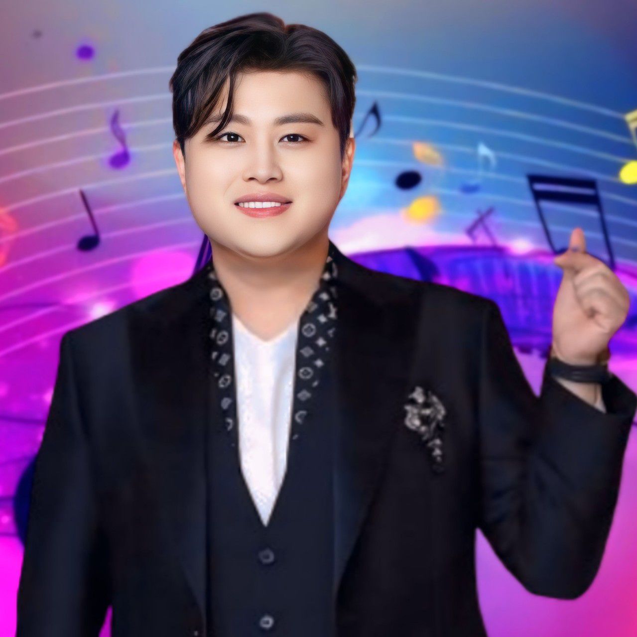 粉絲拍下的金浩中瞬間