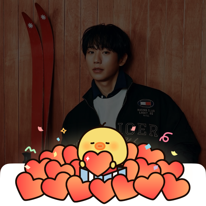 粉丝拍下的丁海寅瞬间