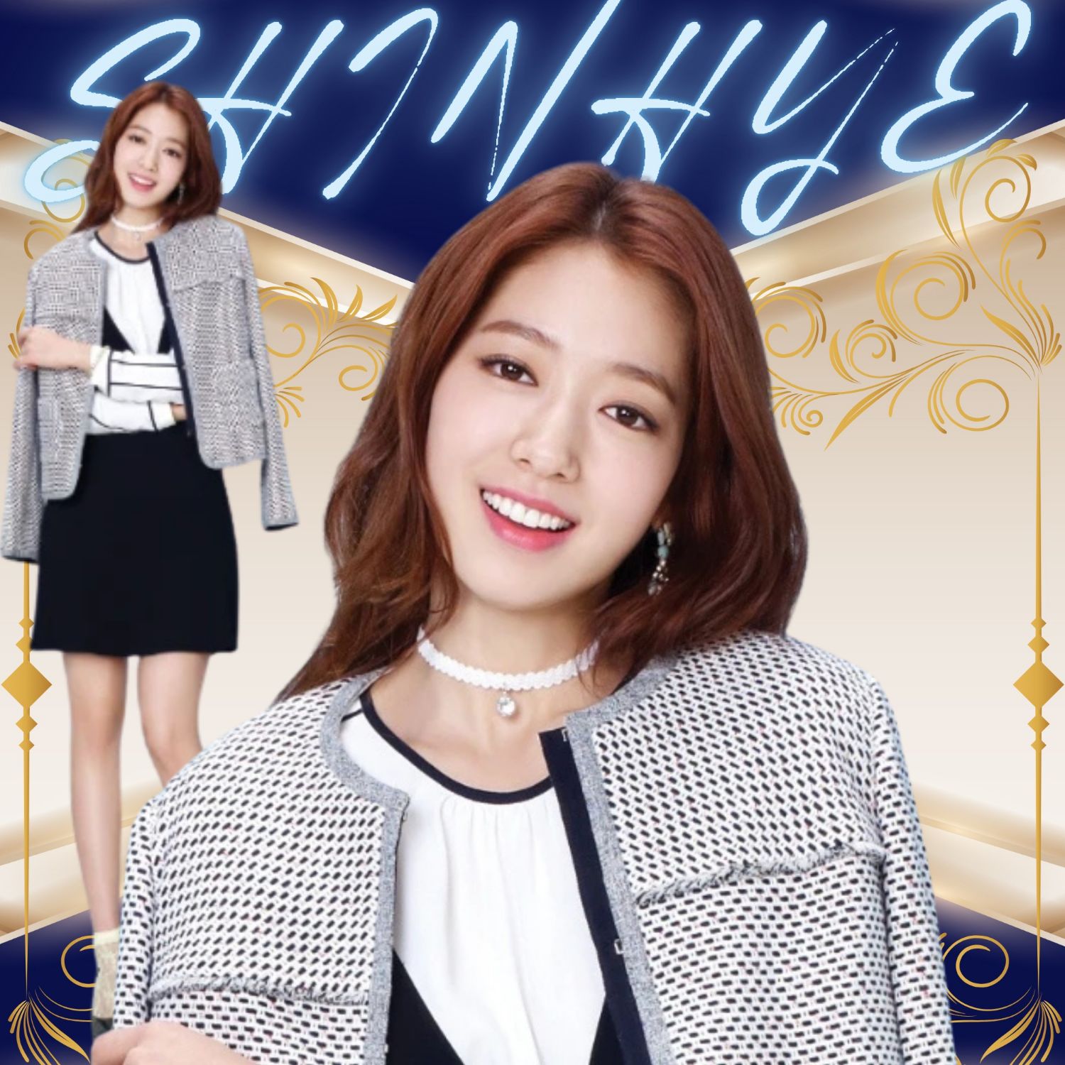 Behind-the-scenes cut of Park Shinhye