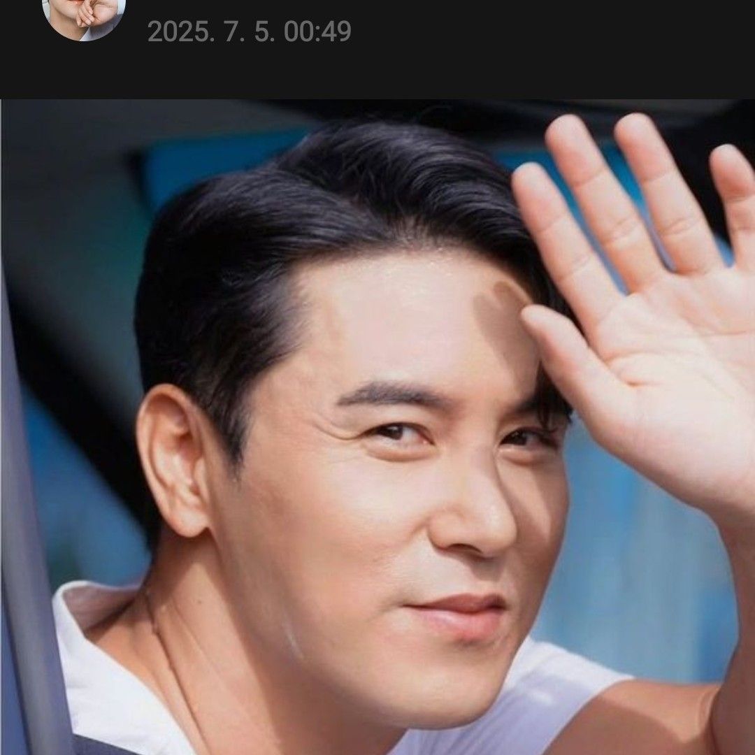 Behind-the-scenes cut of Jang Minho