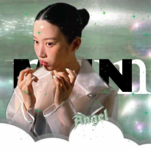 Behind-the-scenes cut of Mun Kayoung