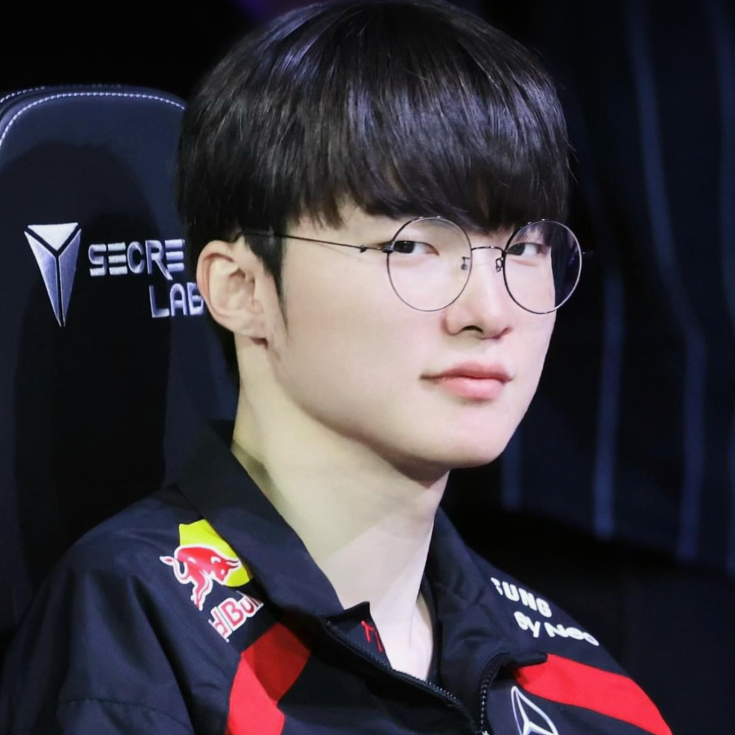 Recent activity shot of Faker