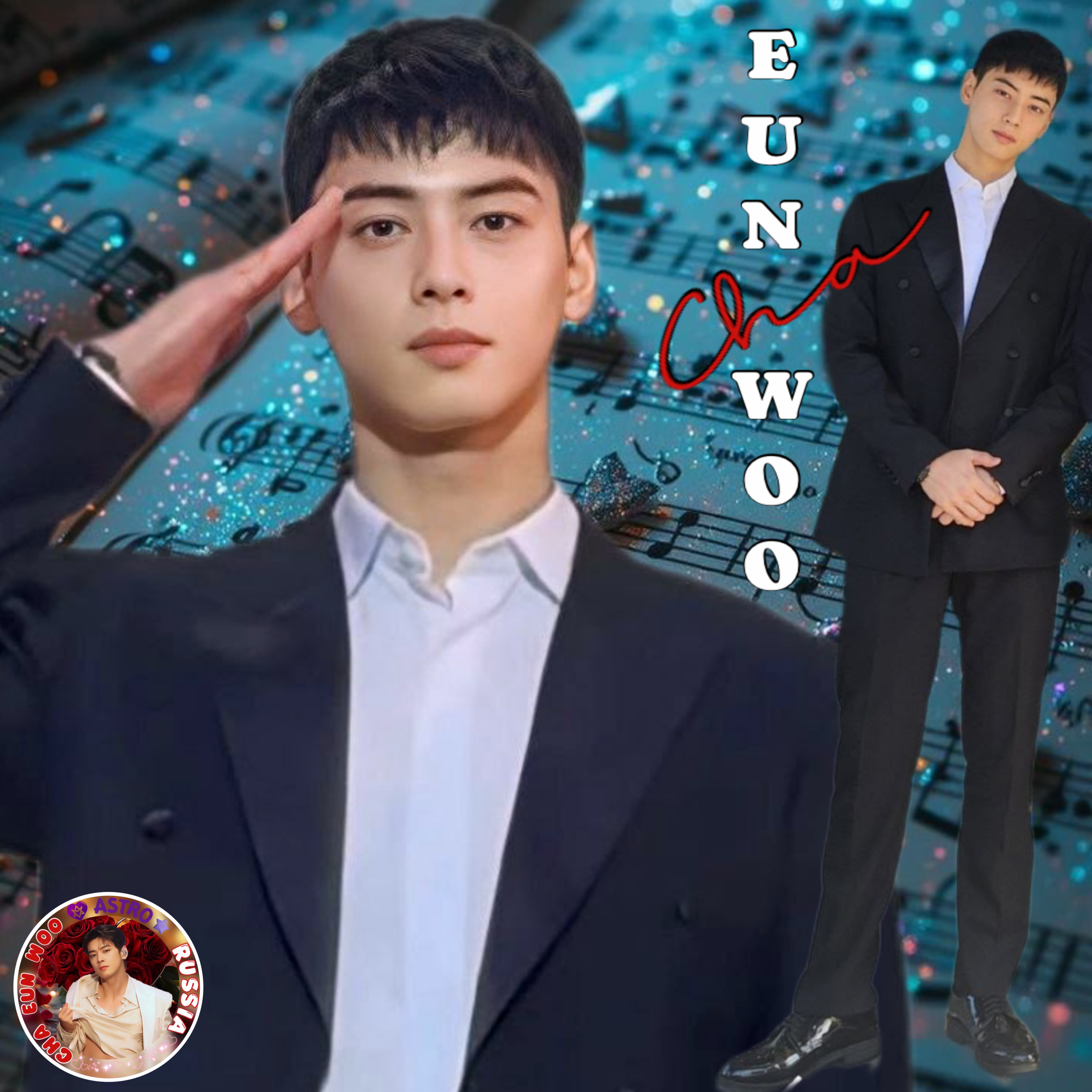 Recent activity shot of Cha Eunwoo