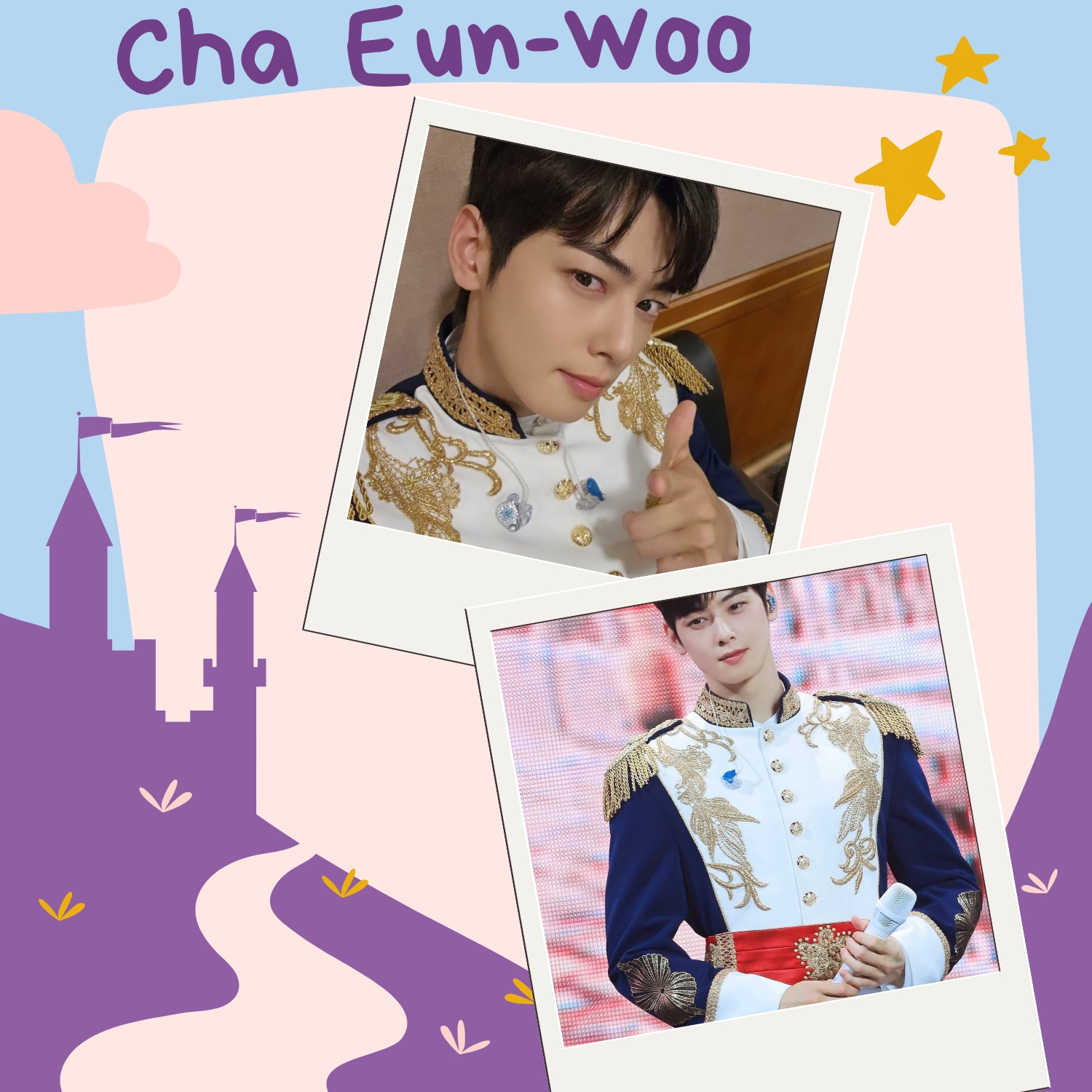 Behind-the-scenes cut of Cha Eunwoo