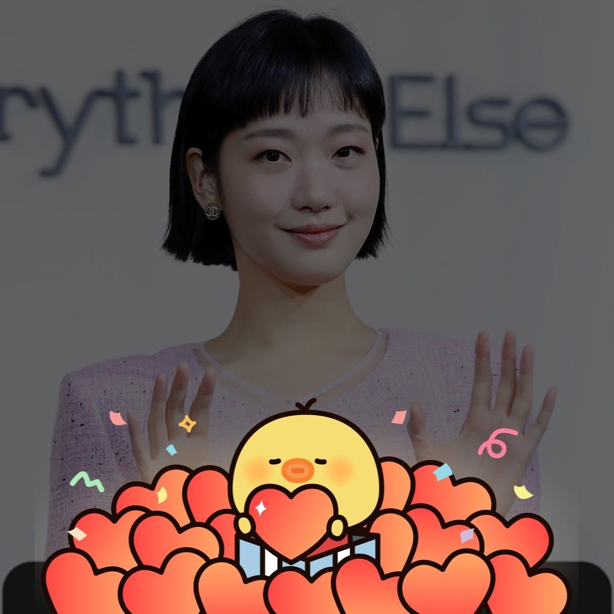 Behind-the-scenes cut of Kim Goeun