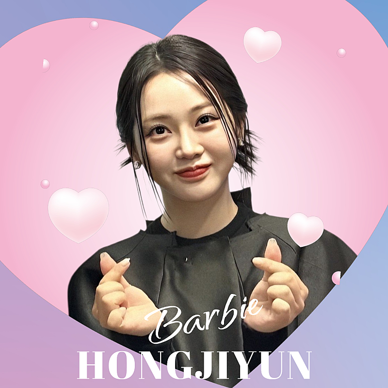Behind-the-scenes cut of Hong Jiyoon