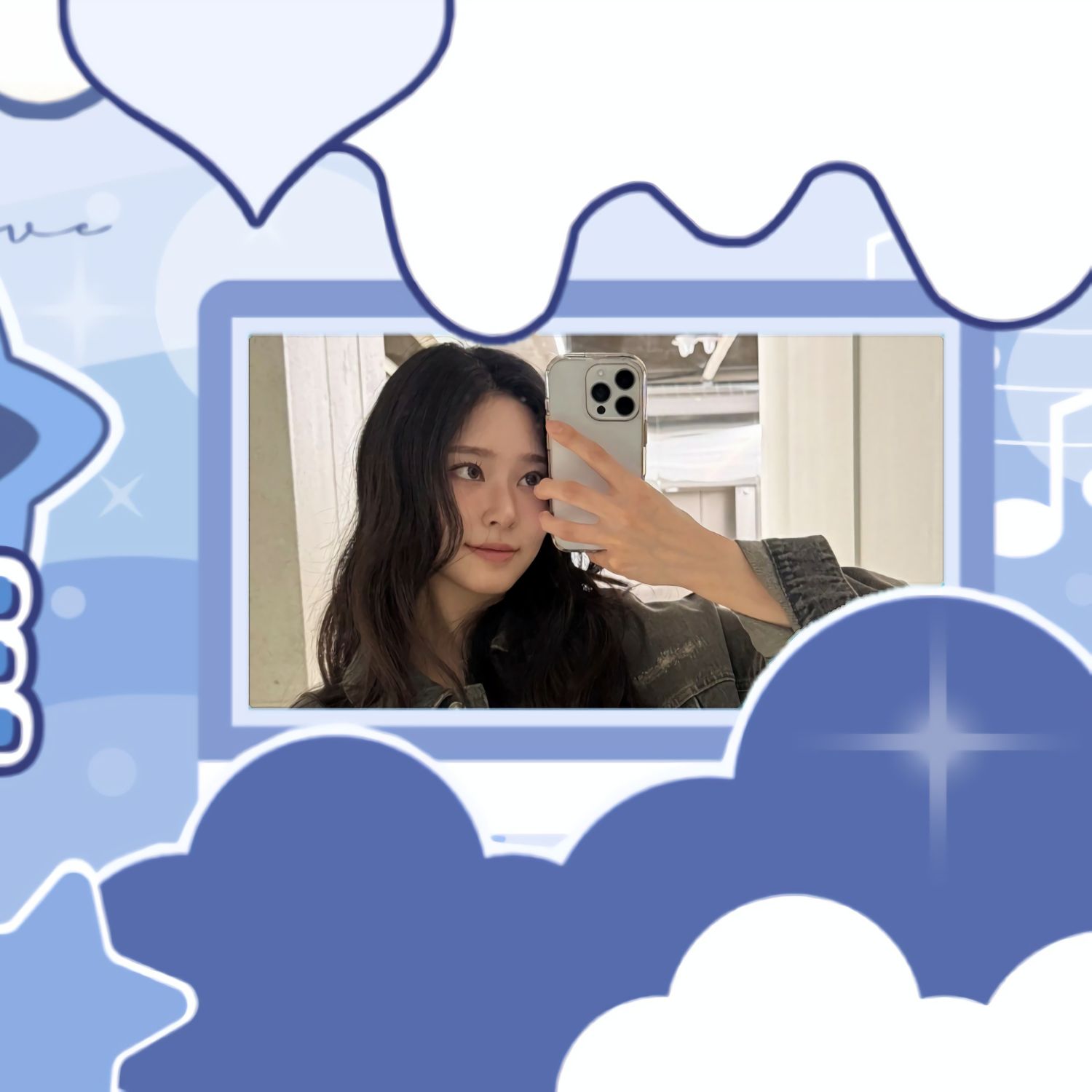 Behind-the-scenes cut of Kim Minju