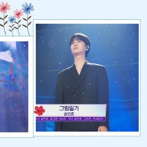 Behind-the-scenes cut of Song Minjun