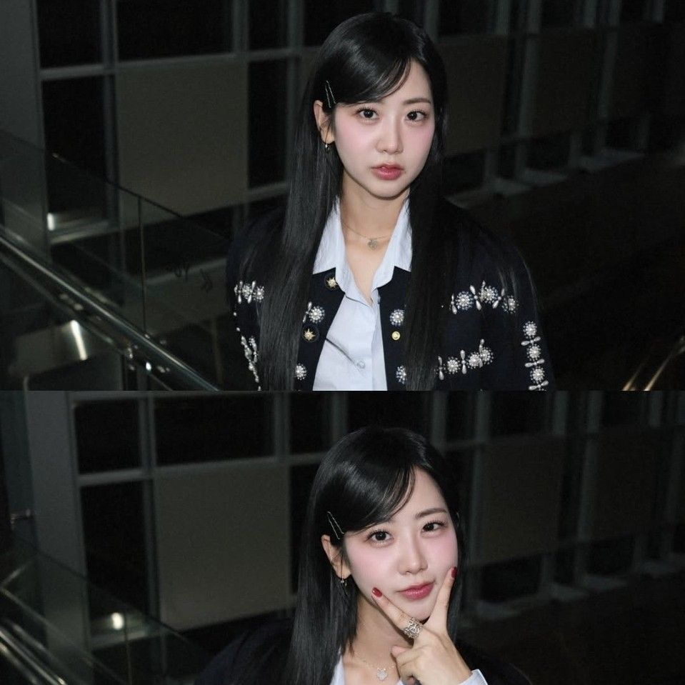 Behind-the-scenes cut of Kang Hyeyeon