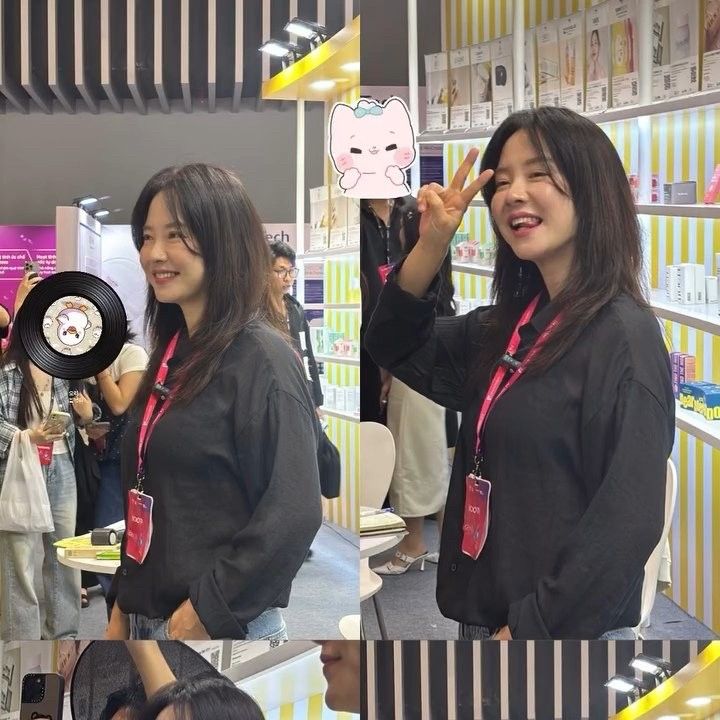 A moment captured by a fan of Song Jihyo