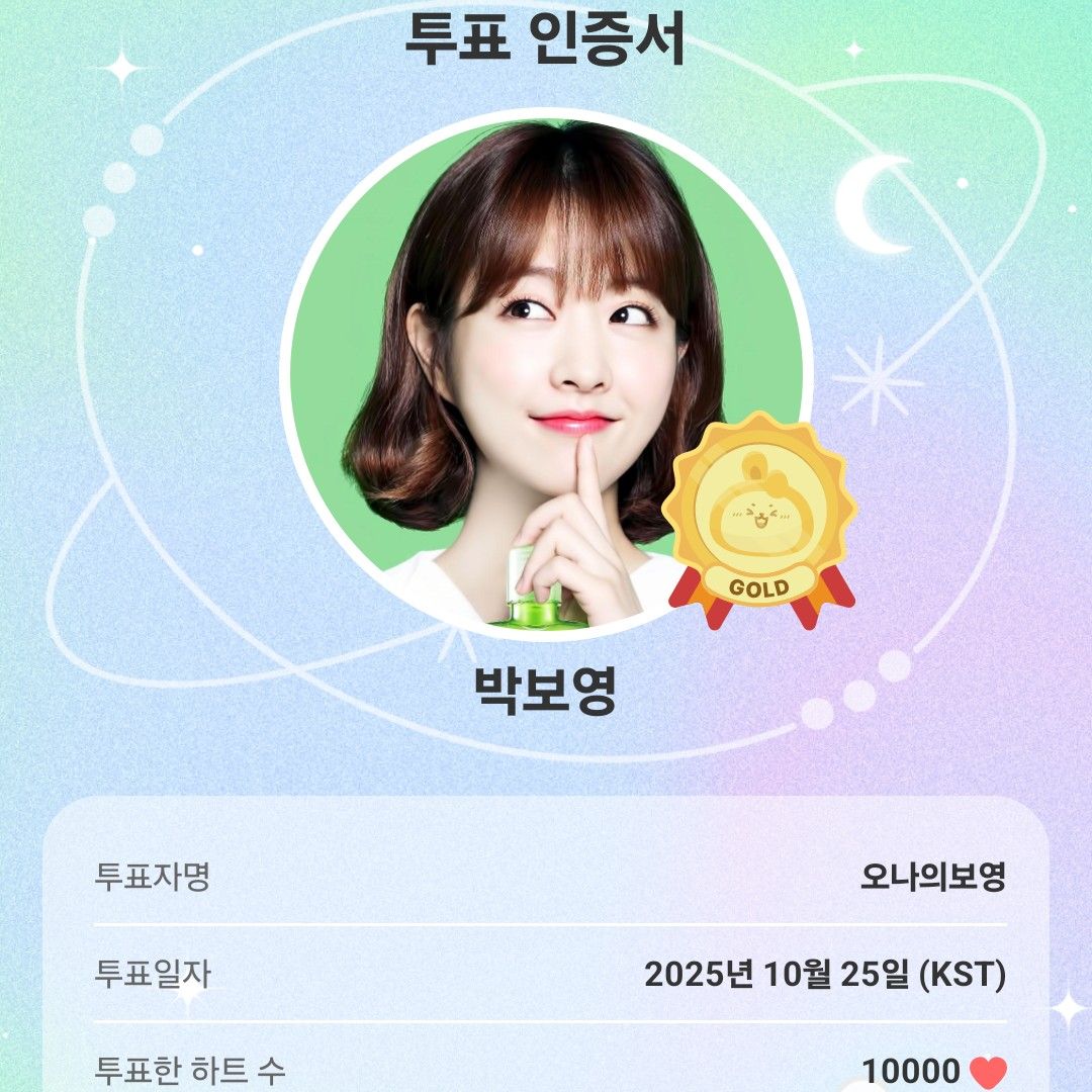 Behind-the-scenes cut of Park Boyoung