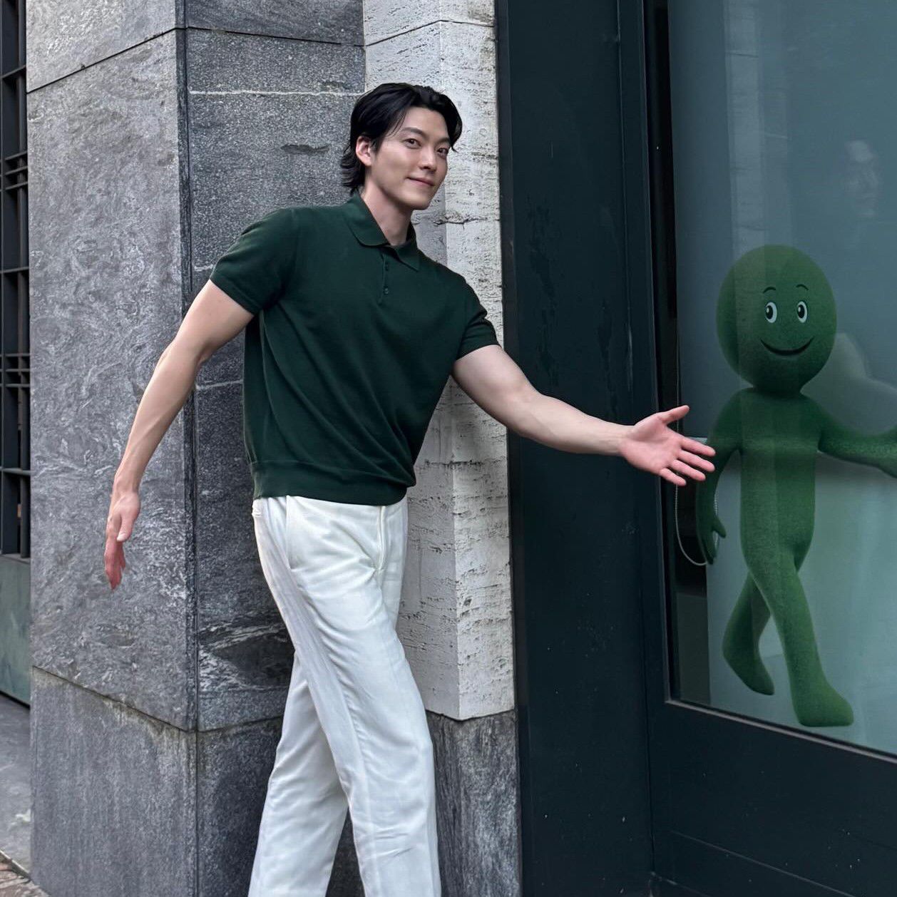 Recent activity shot of Kim Woobin