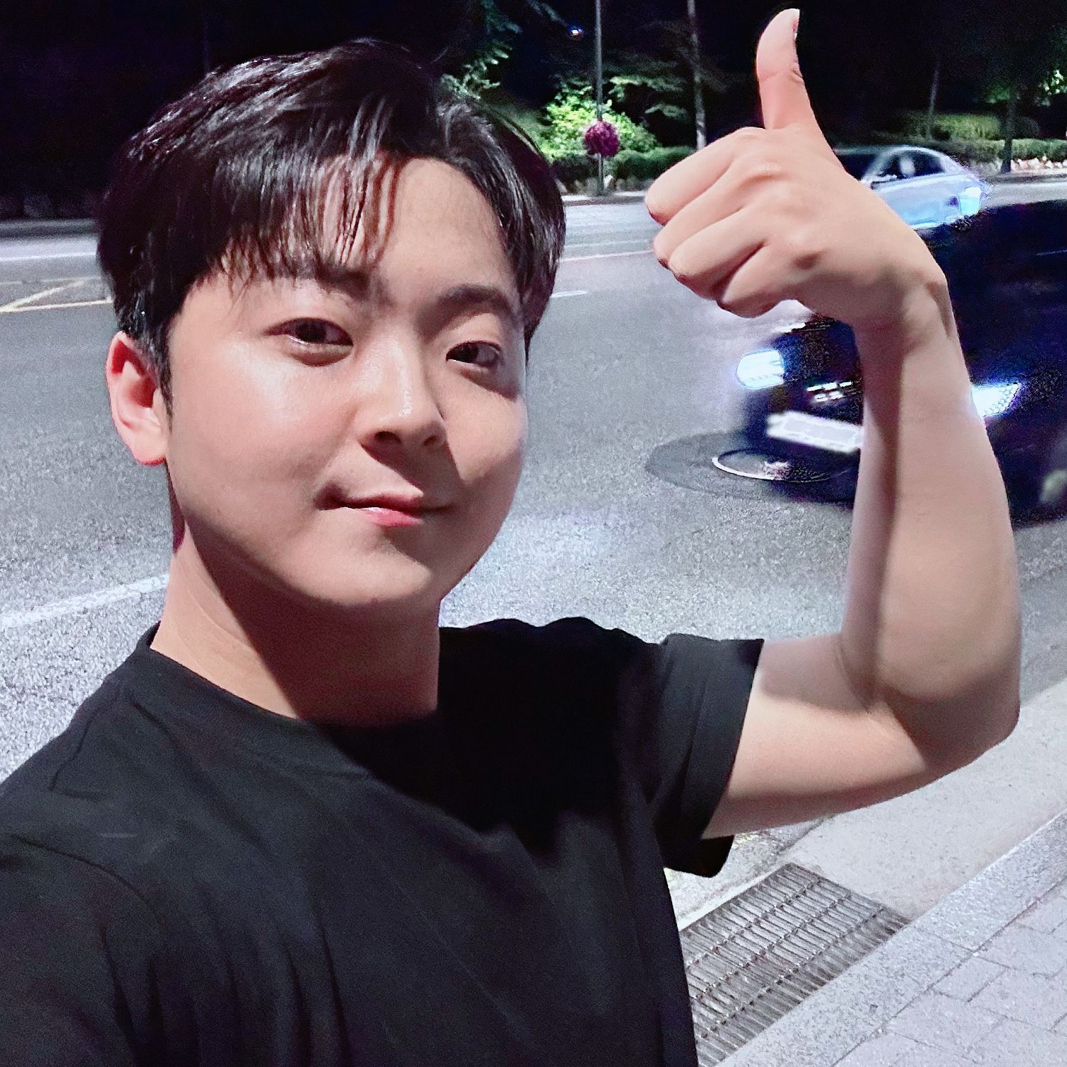 Behind-the-scenes cut of Park Minsu