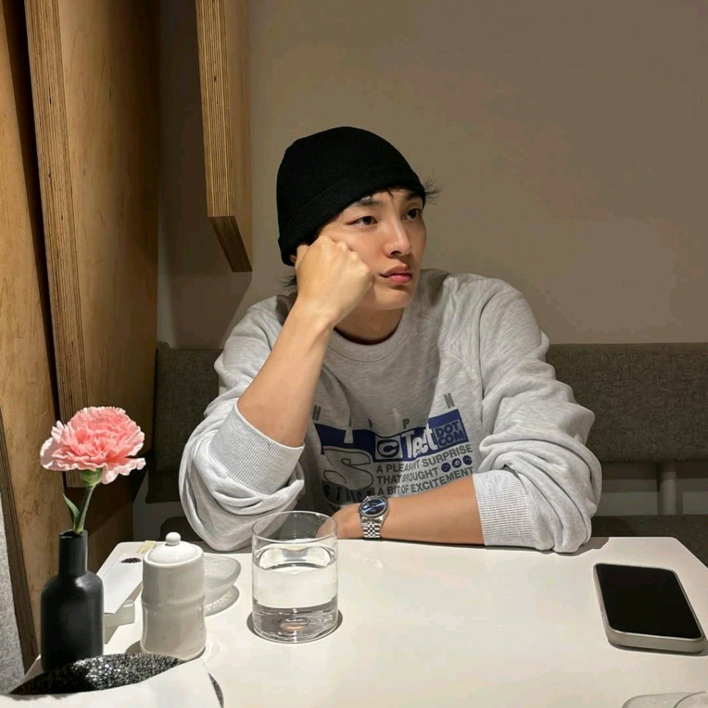 Recent activity shot of Kim Minjae