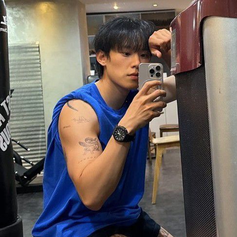 Recent activity shot of Kim Sungcheol