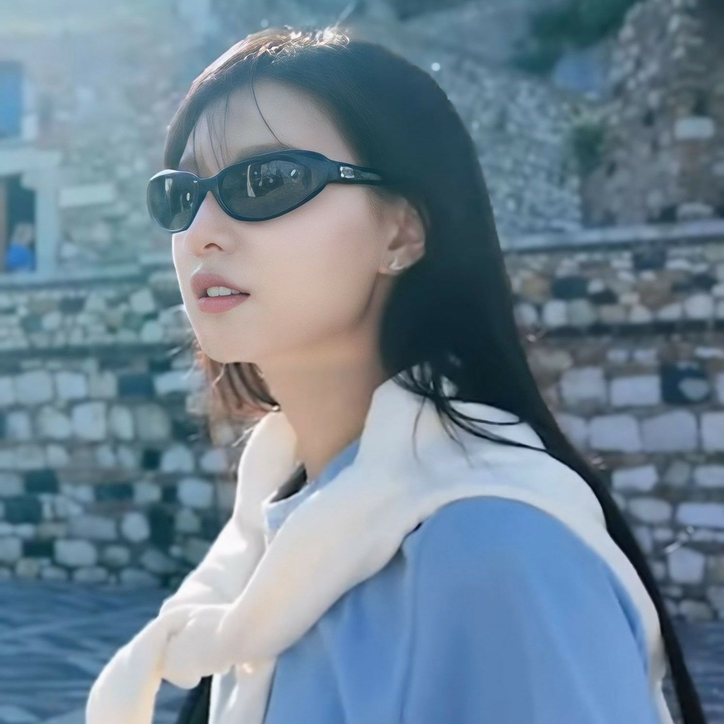 A moment captured by a fan of Kim Jiwon