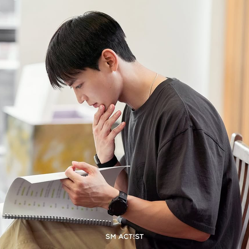 Behind-the-scenes cut of Choi Minho