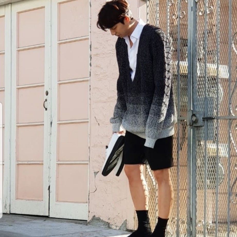 Behind-the-scenes cut of Gong Yoo