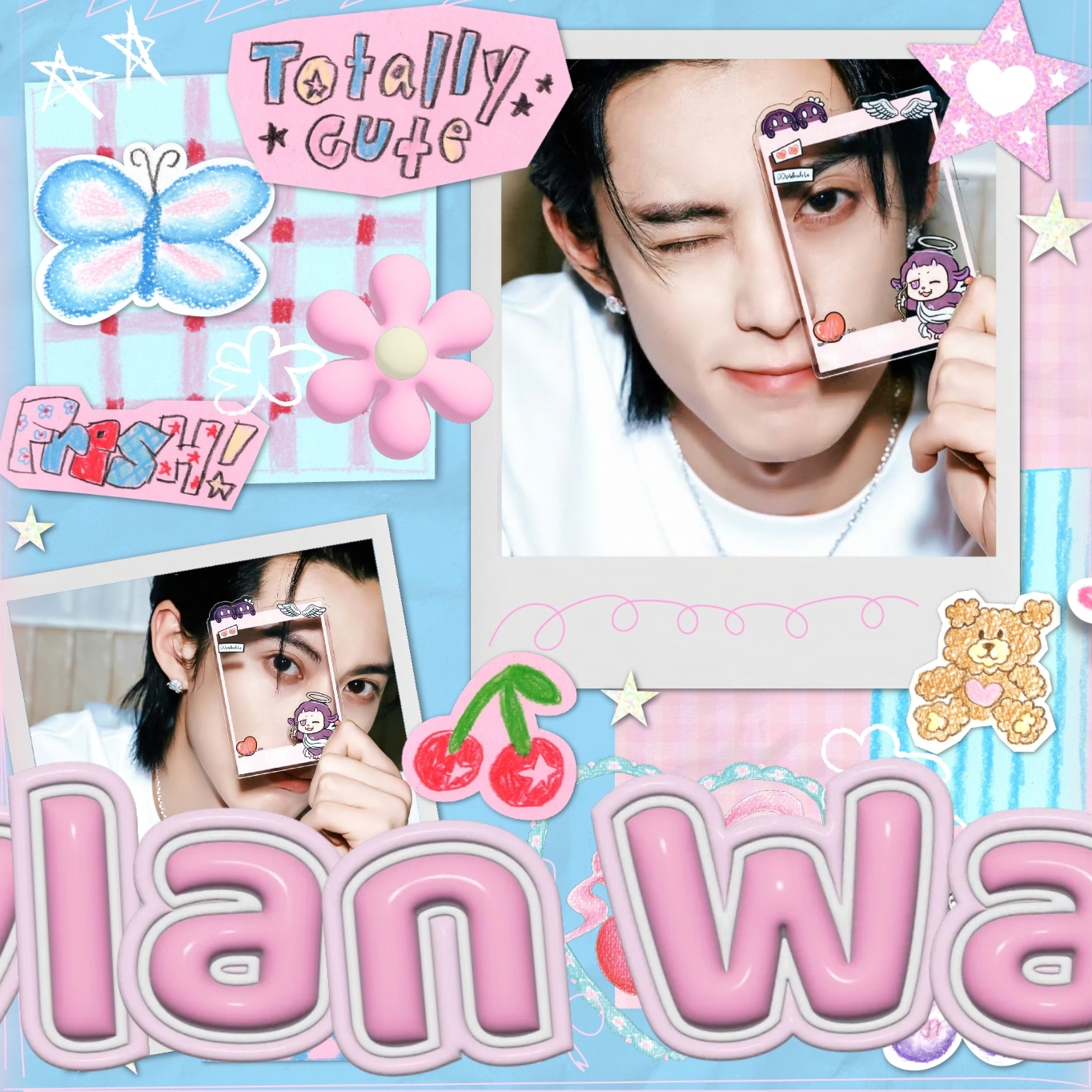A moment captured by a fan of Dylan Wang