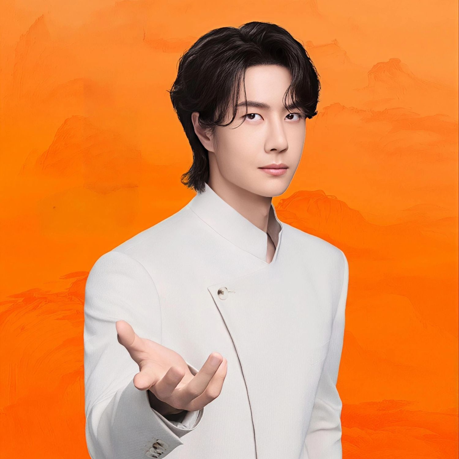 Recent activity shot of Wang Yibo