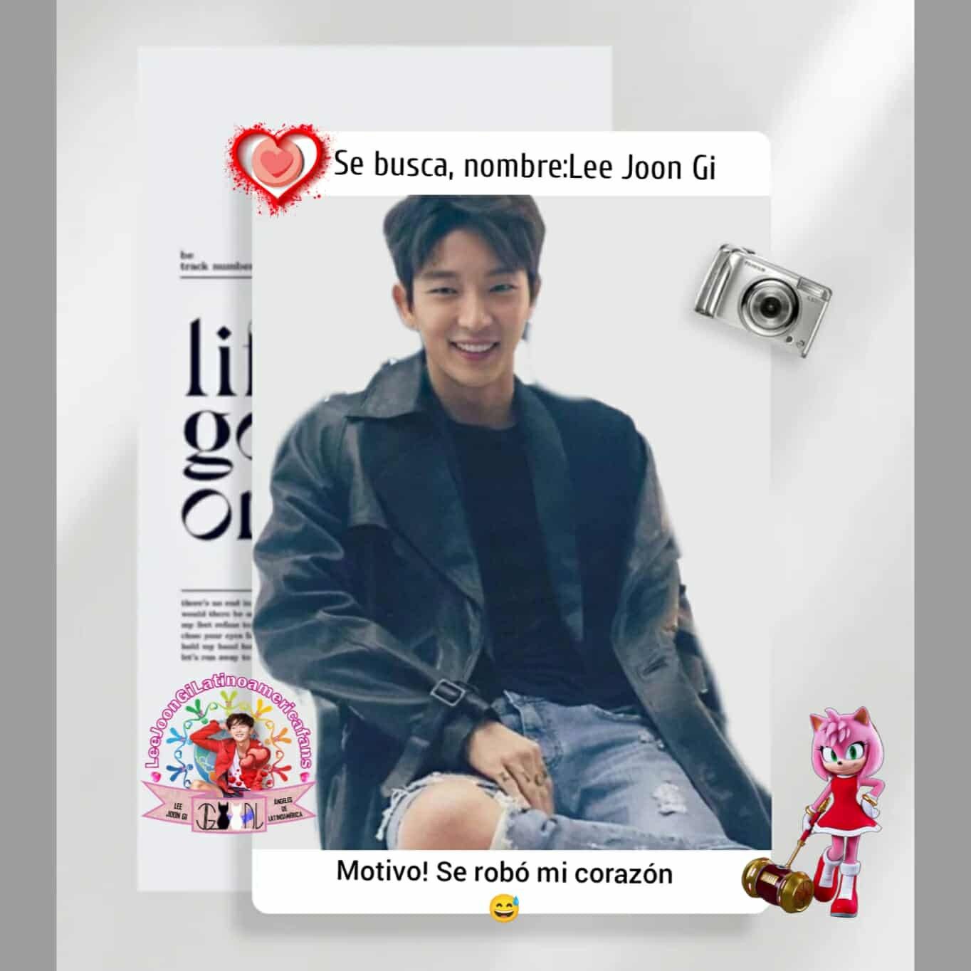 Recent activity shot of Lee Joongi