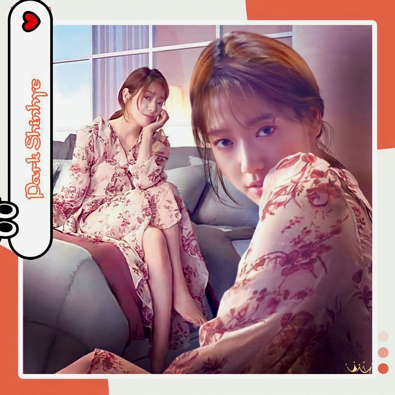 Behind-the-scenes cut of Park Shinhye