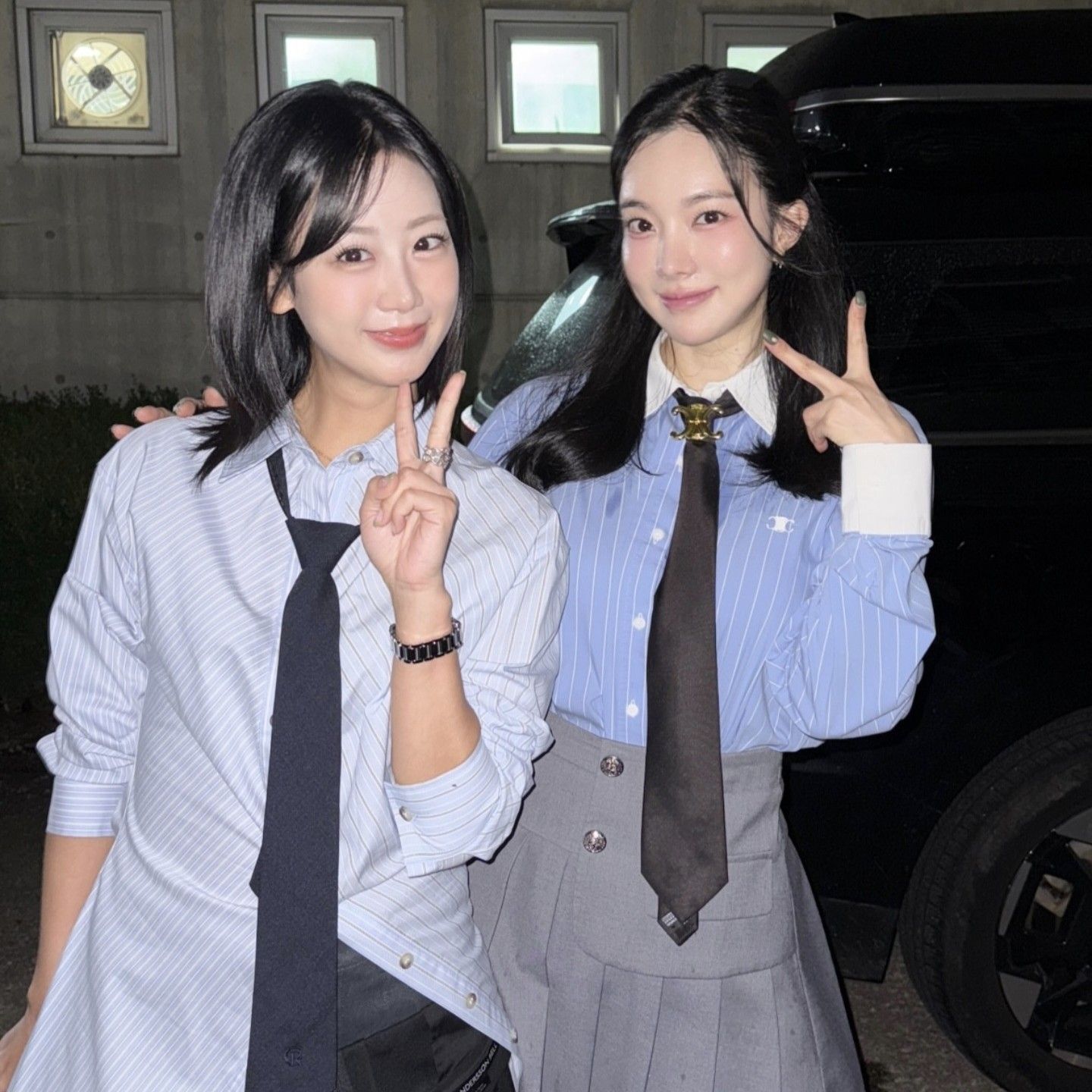 Behind-the-scenes cut of Kang Hyeyeon